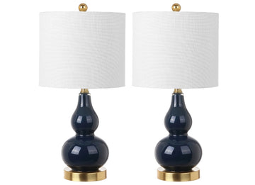 Anya 20.5" Mini Glass LED Table Lamp